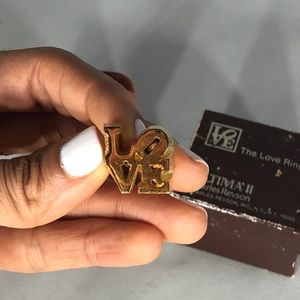Vintage LOVE Ring ULTIMA by Charles Revson Sz SM